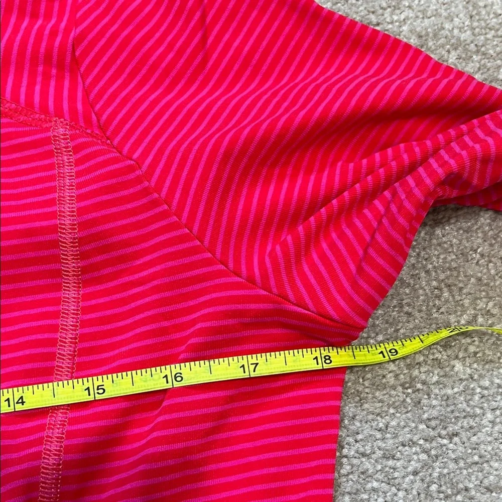 Lole Vibrant Pink Women's Athletic Zip Up Jacket Side pocket UPF 50 Size Large - Picture 9 of 11